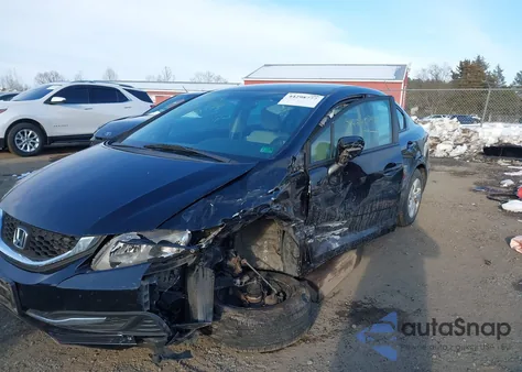 2015 Honda Civic Lx из США, поврежденный, VIN 19XFB2F56FE041462